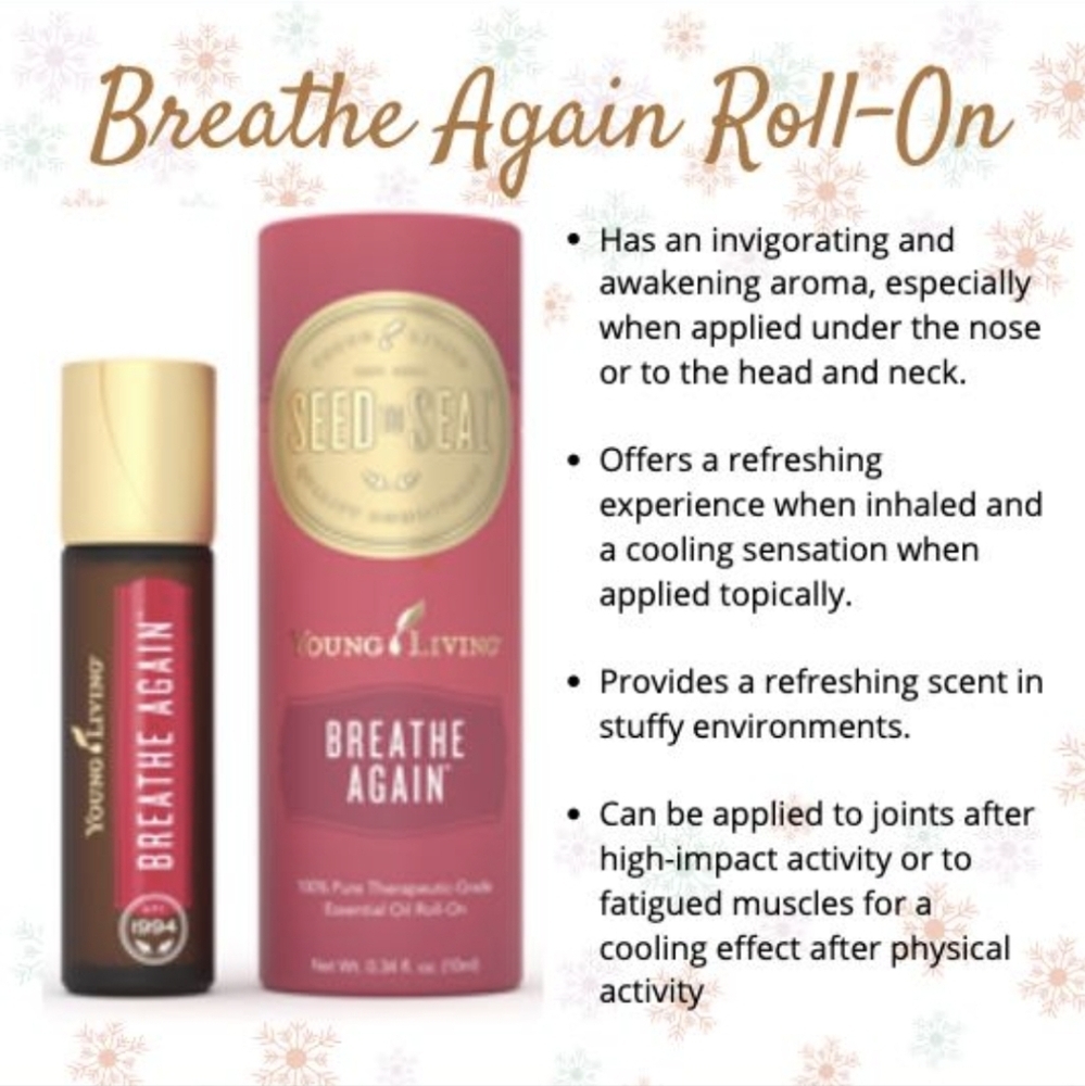 Unopened Breathe Again roller from Young Living